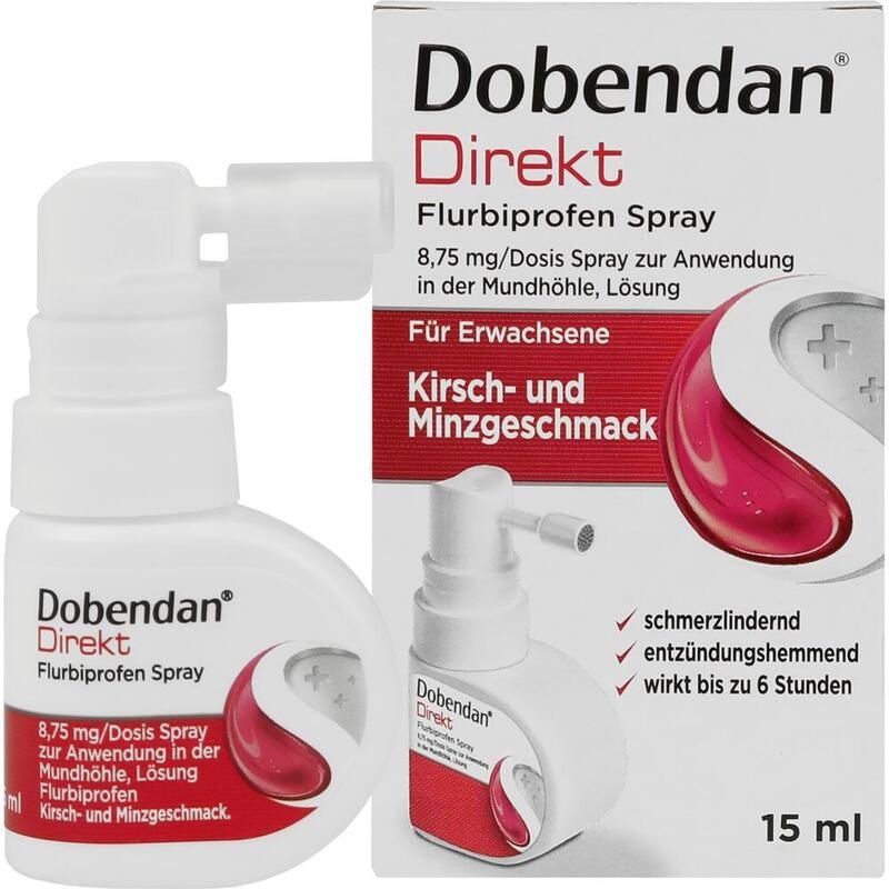 DOBENDAN Direkt Flurbiprofen Spray 8,75mg/Dos.Mund