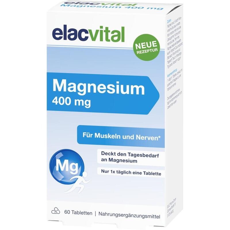 ELACVITAL Magnesium 400 mg Filmtabletten