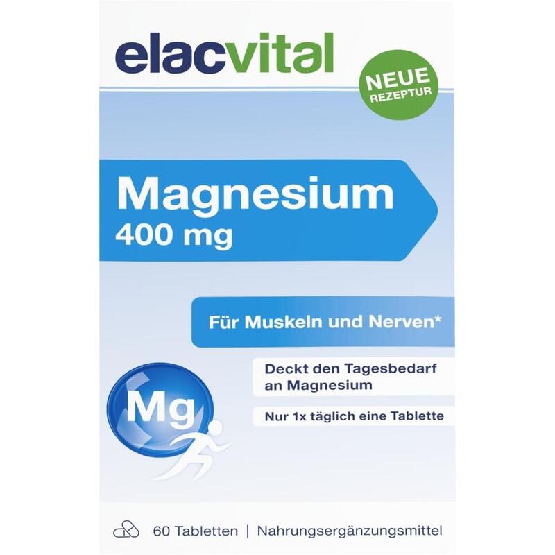 ELACVITAL Magnesium 400 mg Filmtabletten