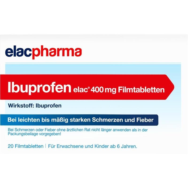 IBUPROFEN elac 400 mg Filmtabletten